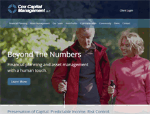 Tablet Screenshot of coxcapitalmanagement.com